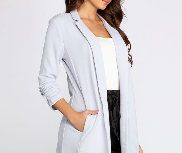 Boss Babe Crepe Longline Blazer - Image 23