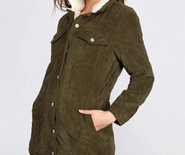 Corduroy And Sherpa Jacket - Image 8