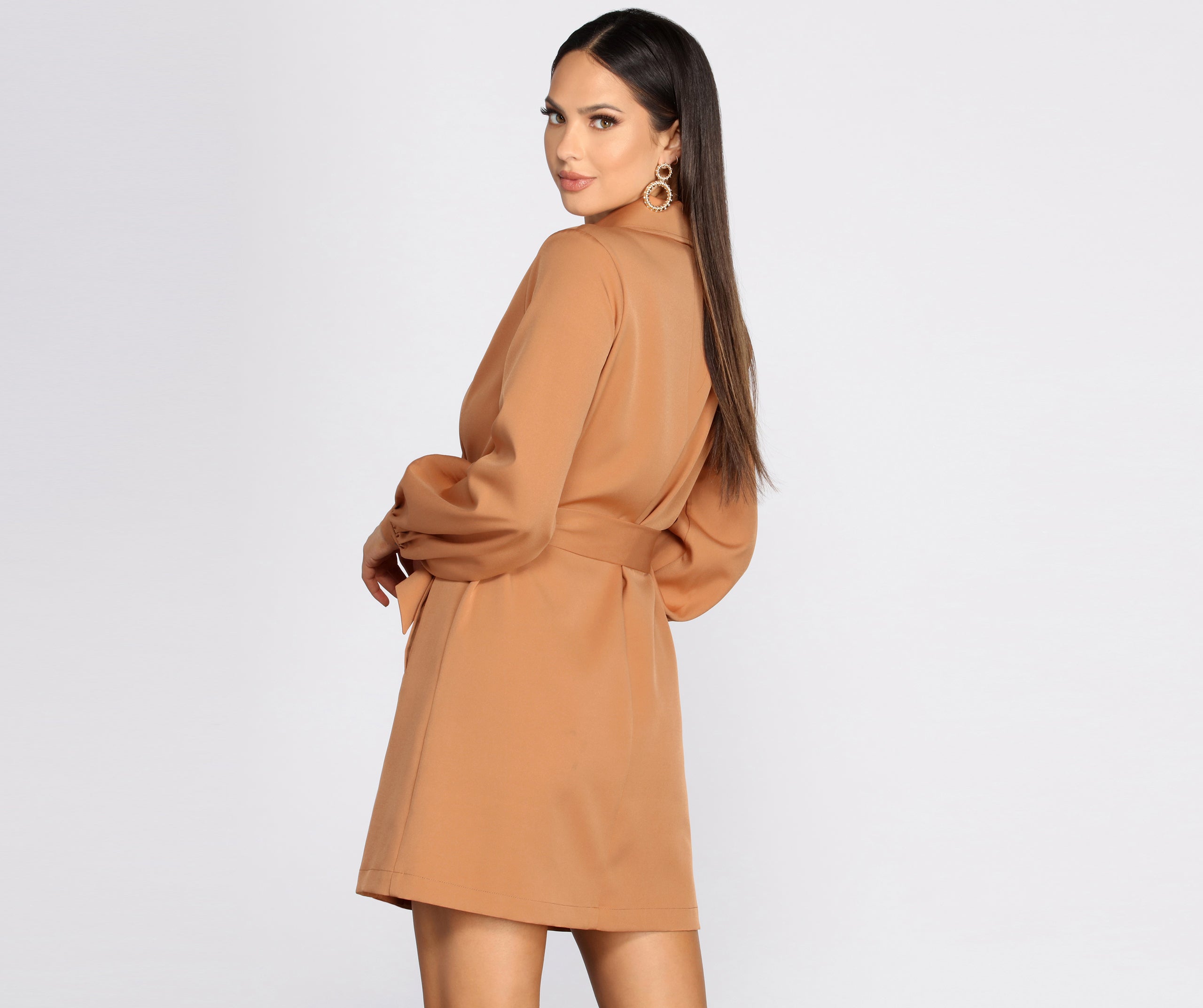Classically Chic Belted Trench - Image 2