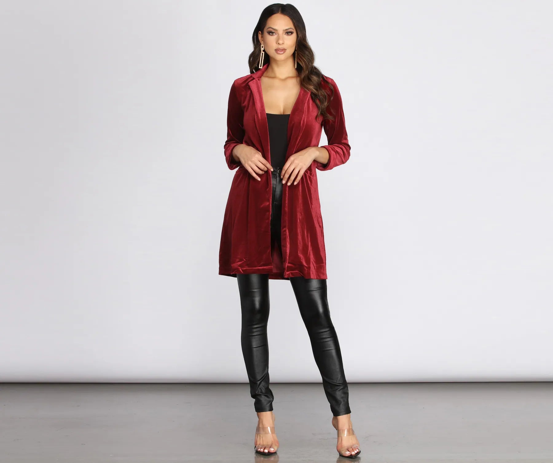 Oversized Luxe Velvet Blazer - Image 11