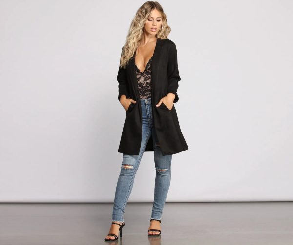 Major Boss Babe Long Line Blazer - Image 5
