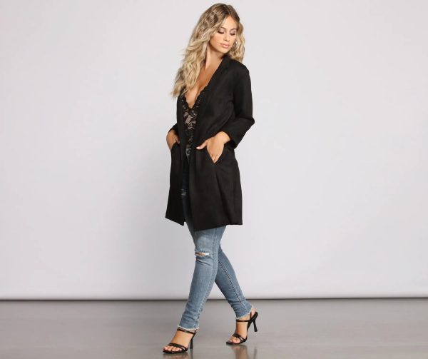 Major Boss Babe Long Line Blazer - Image 8