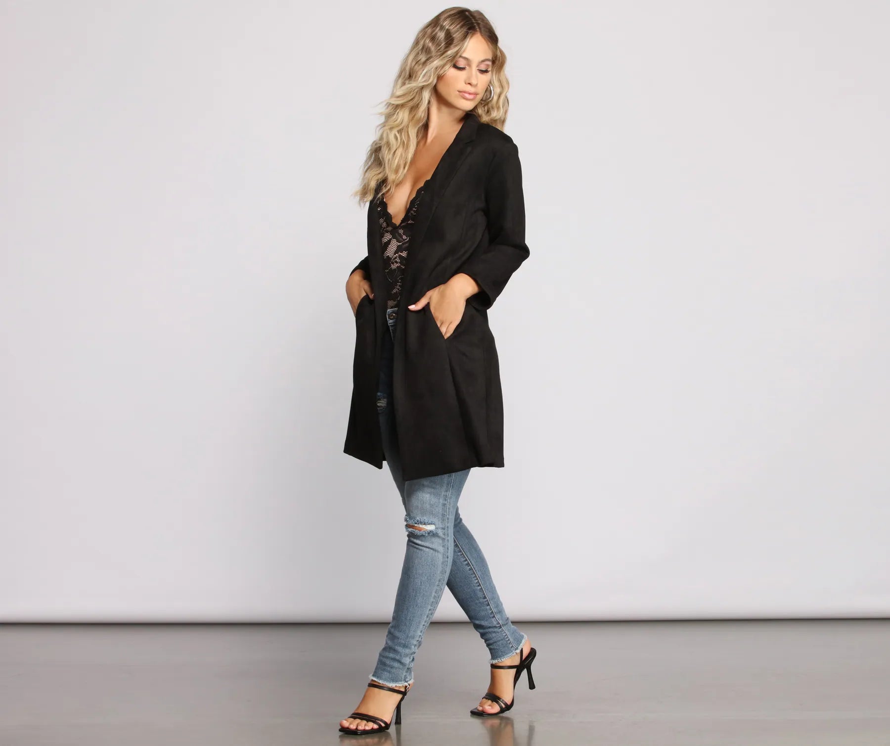 Major Boss Babe Long Line Blazer - Image 8