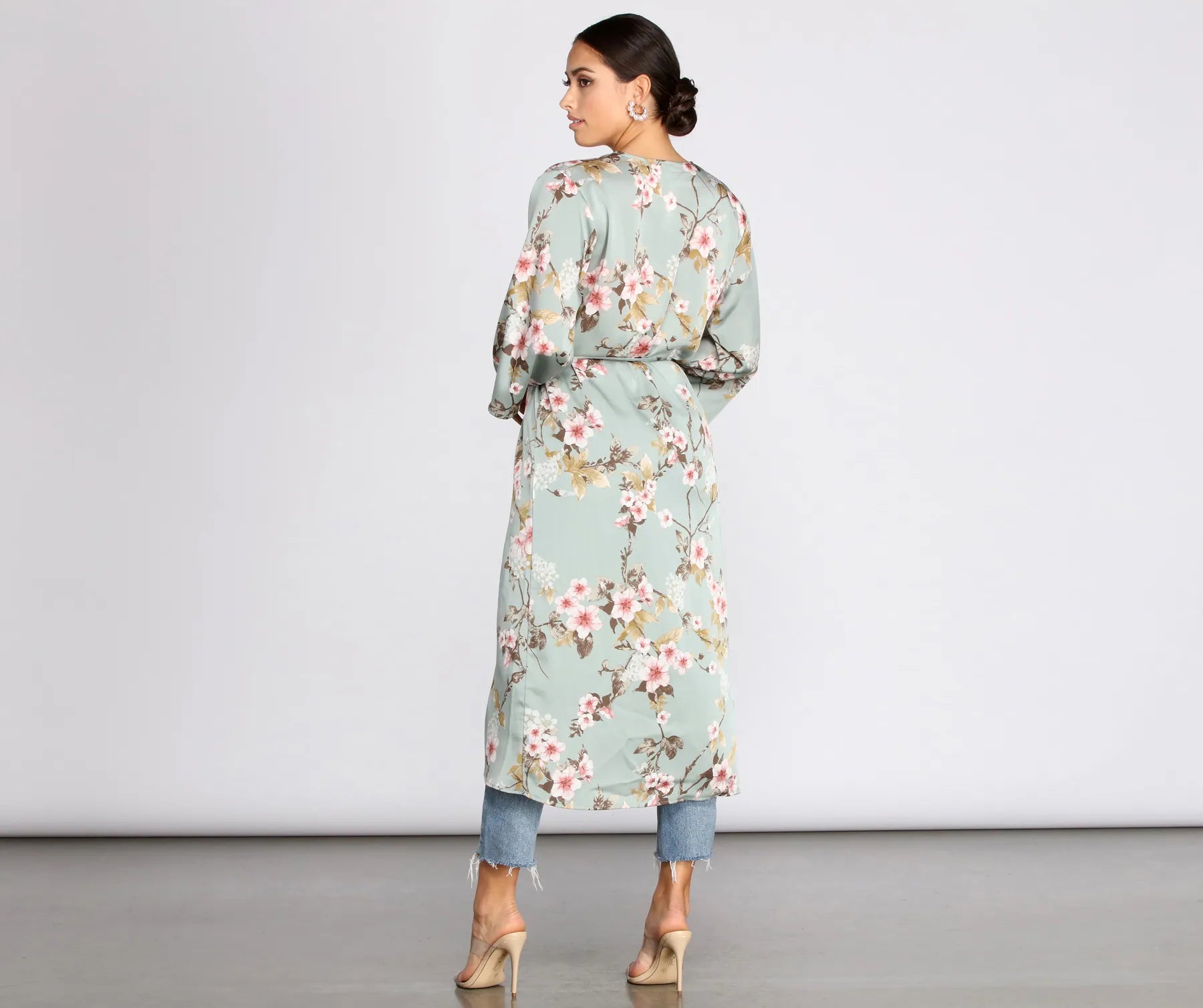 Catalina Cruise Floral Kimono Duster - Image 2