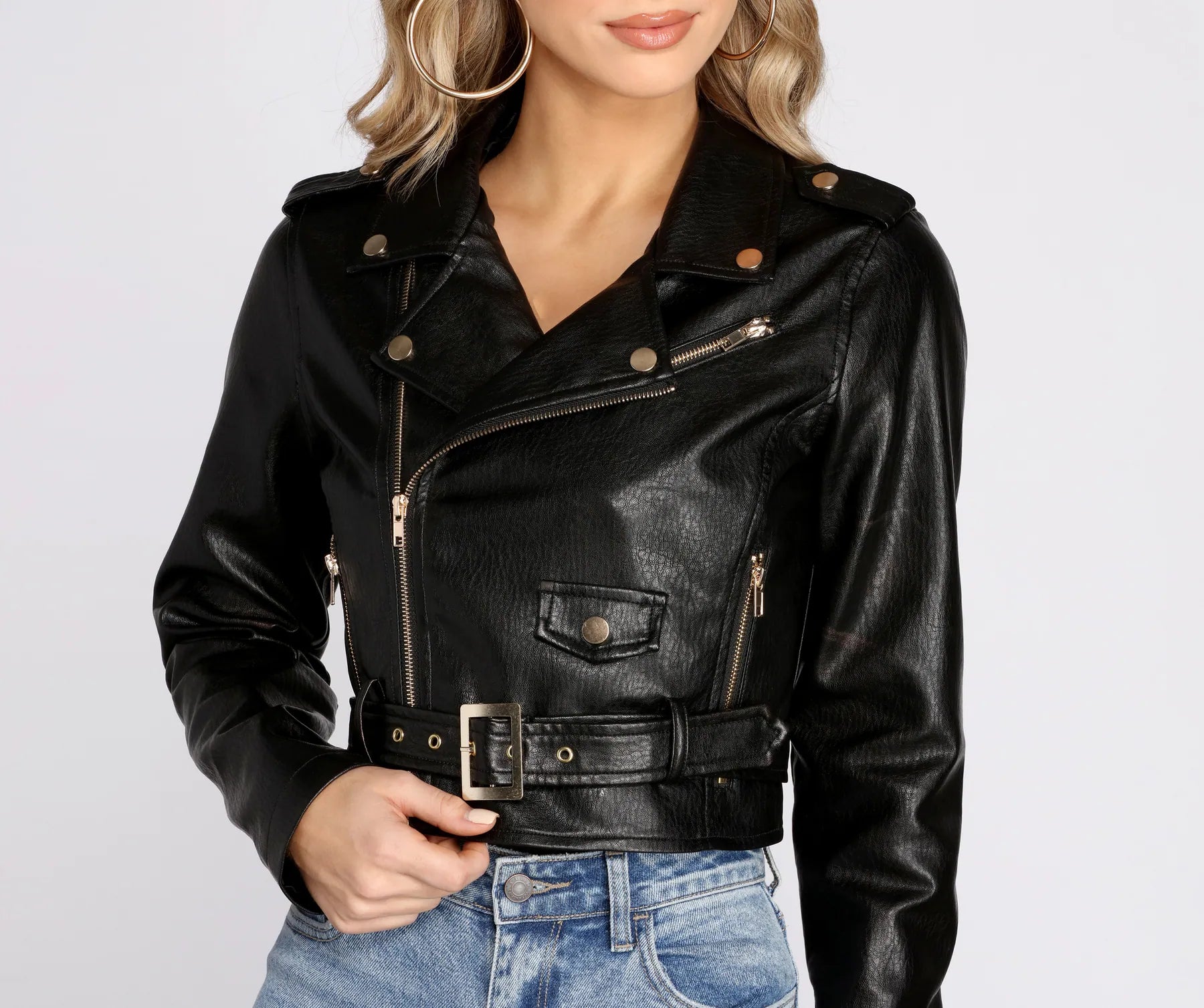 All The Deets Moto Jacket - Image 3