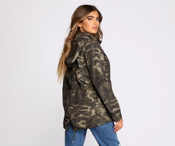 Under The Radar Camo Nylon Anorak - Image 2