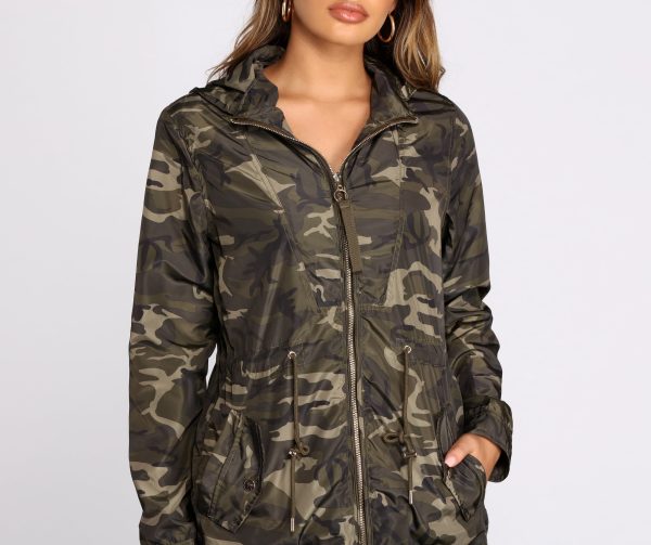 Under The Radar Camo Nylon Anorak - Image 4