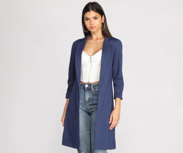 Makin' Major Moves Long Line Blazer - Image 5
