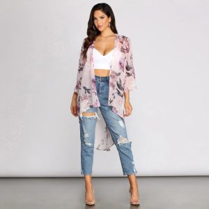 Summer Romance Floral Kimono
