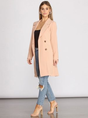 So Profesh Belted Trench