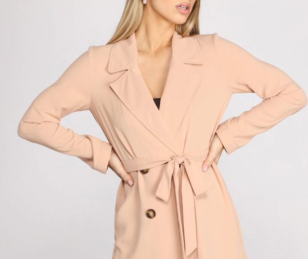 So Profesh Belted Trench - Image 3