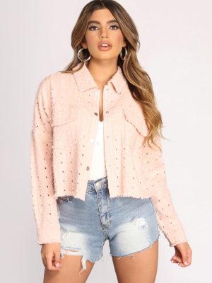 Easygoing Eyelet Cotton Jacket