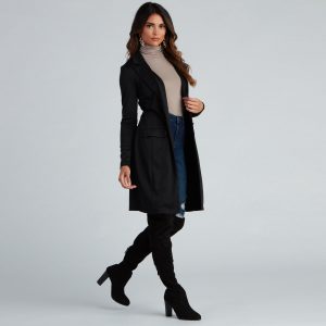 So Professional Long Line Blazer