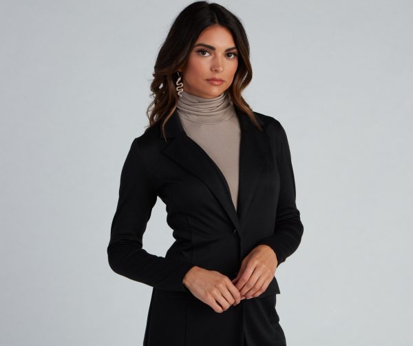 So Professional Long Line Blazer - Image 2