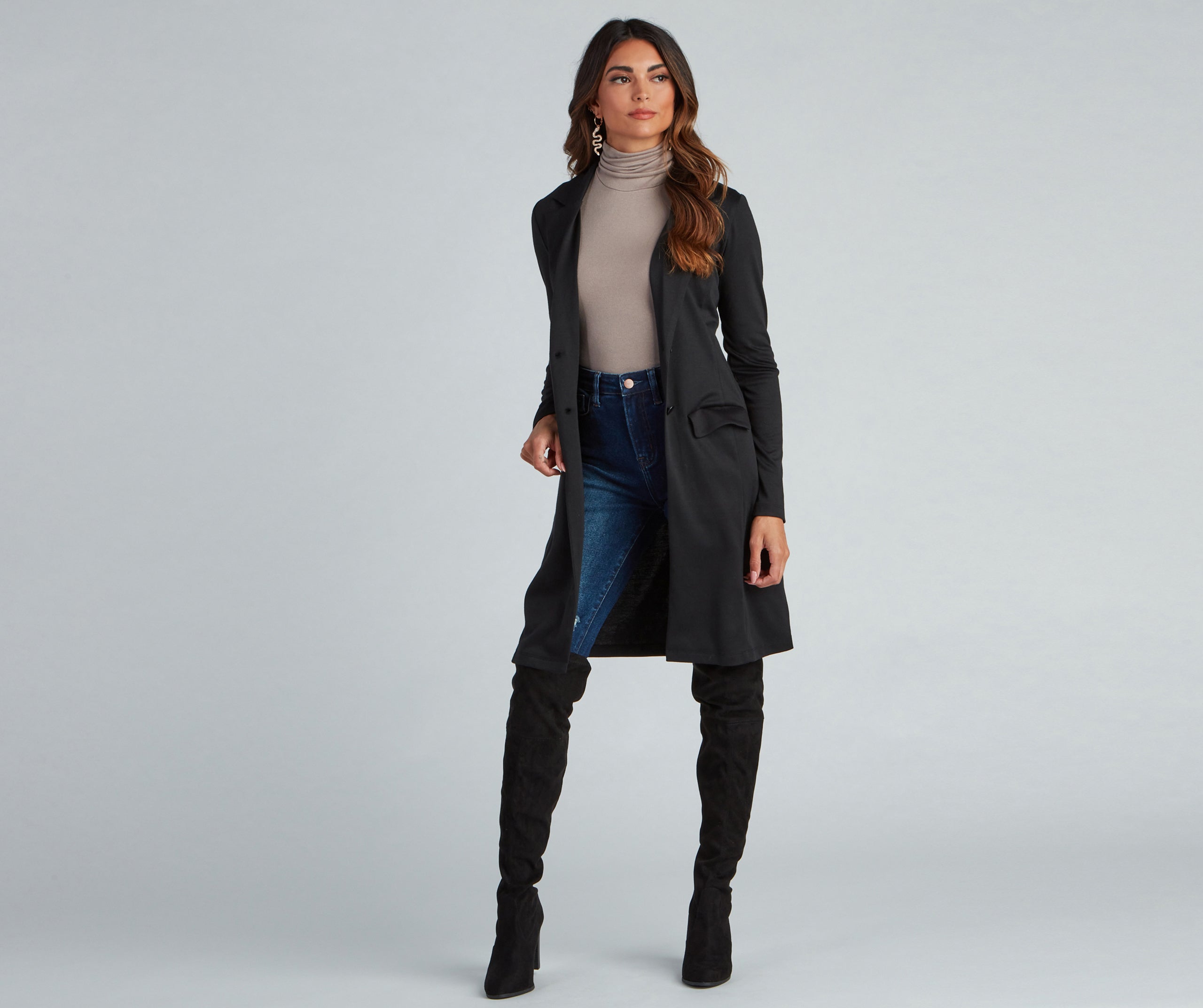 So Professional Long Line Blazer - Image 4