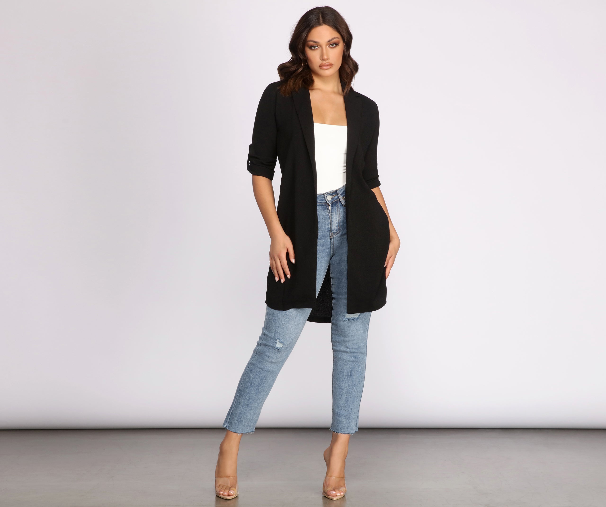 Dressed To Impress Belted Trench - Image 3