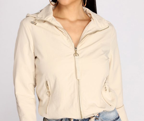 Effortless Everyday Zip Front Jacket - Image 3