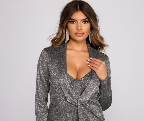 Issa Celebration Glitter Blazer - Image 4