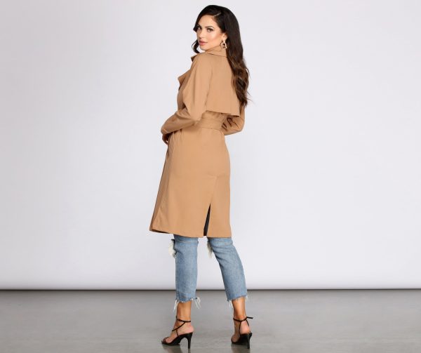 Get Down To Business Belted Trench - Image 6