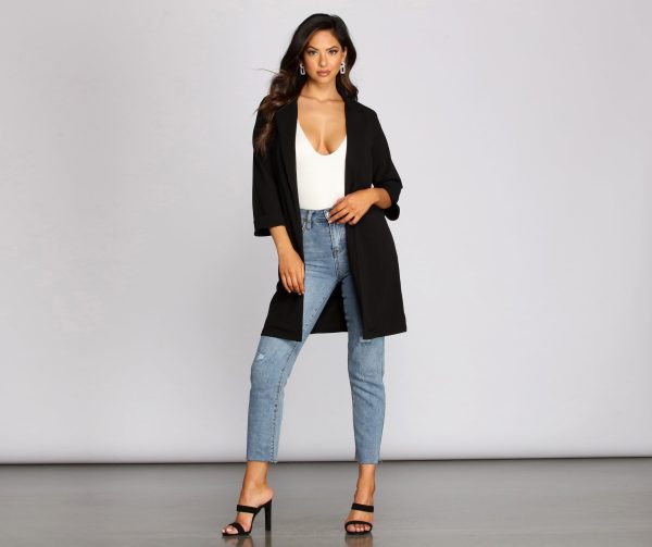 High Standards Long Blazer - Image 4
