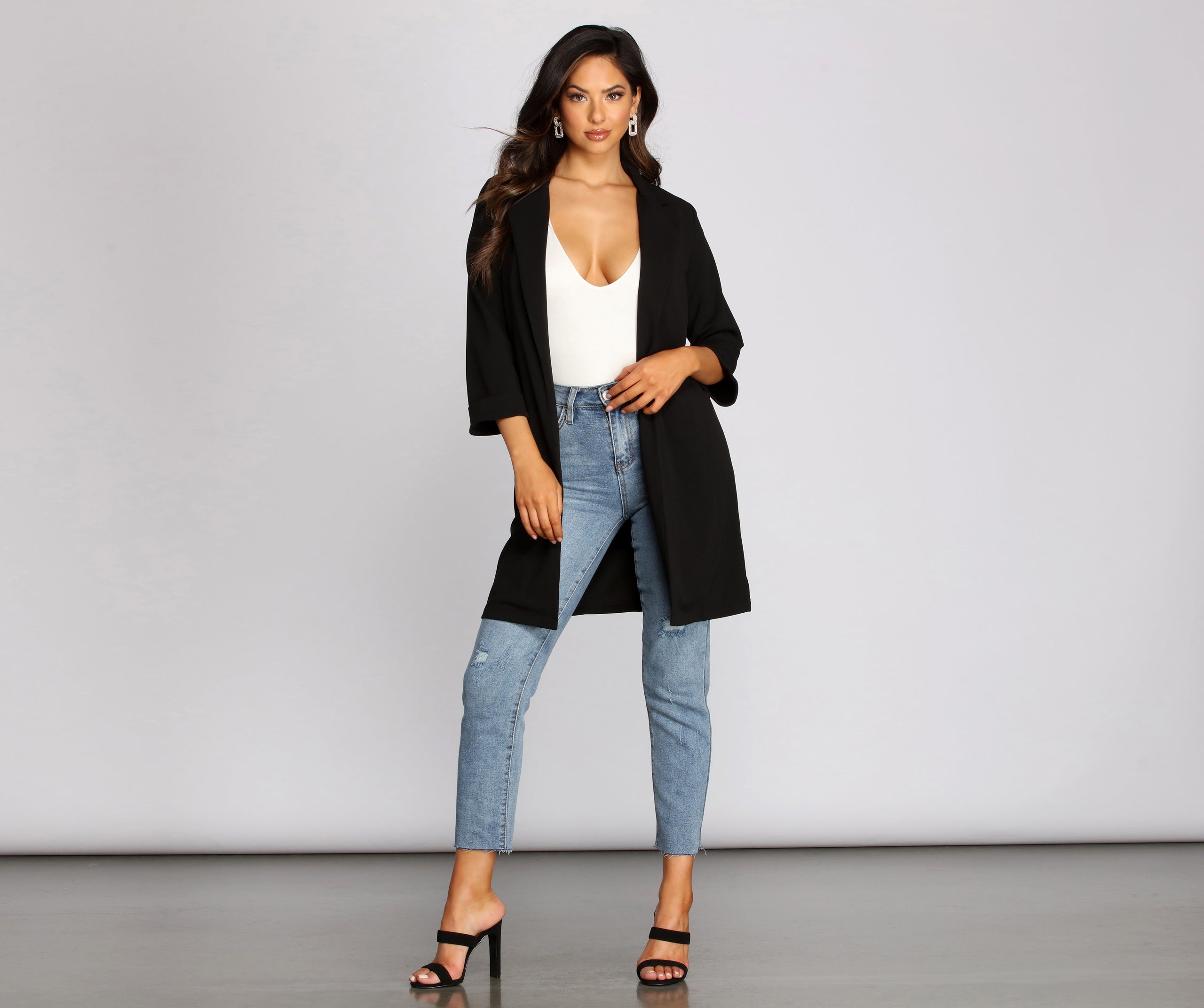High Standards Long Blazer - Image 4