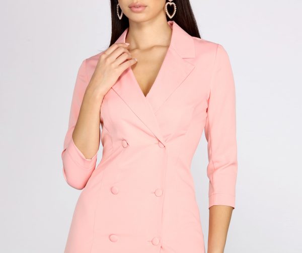 Back To Business Trench Dress - Image 9