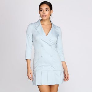 Back To Business Trench Dress