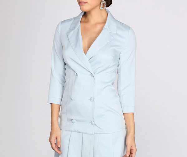 Back To Business Trench Dress - Image 3
