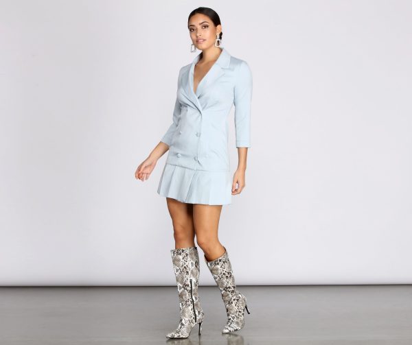 Back To Business Trench Dress - Image 4