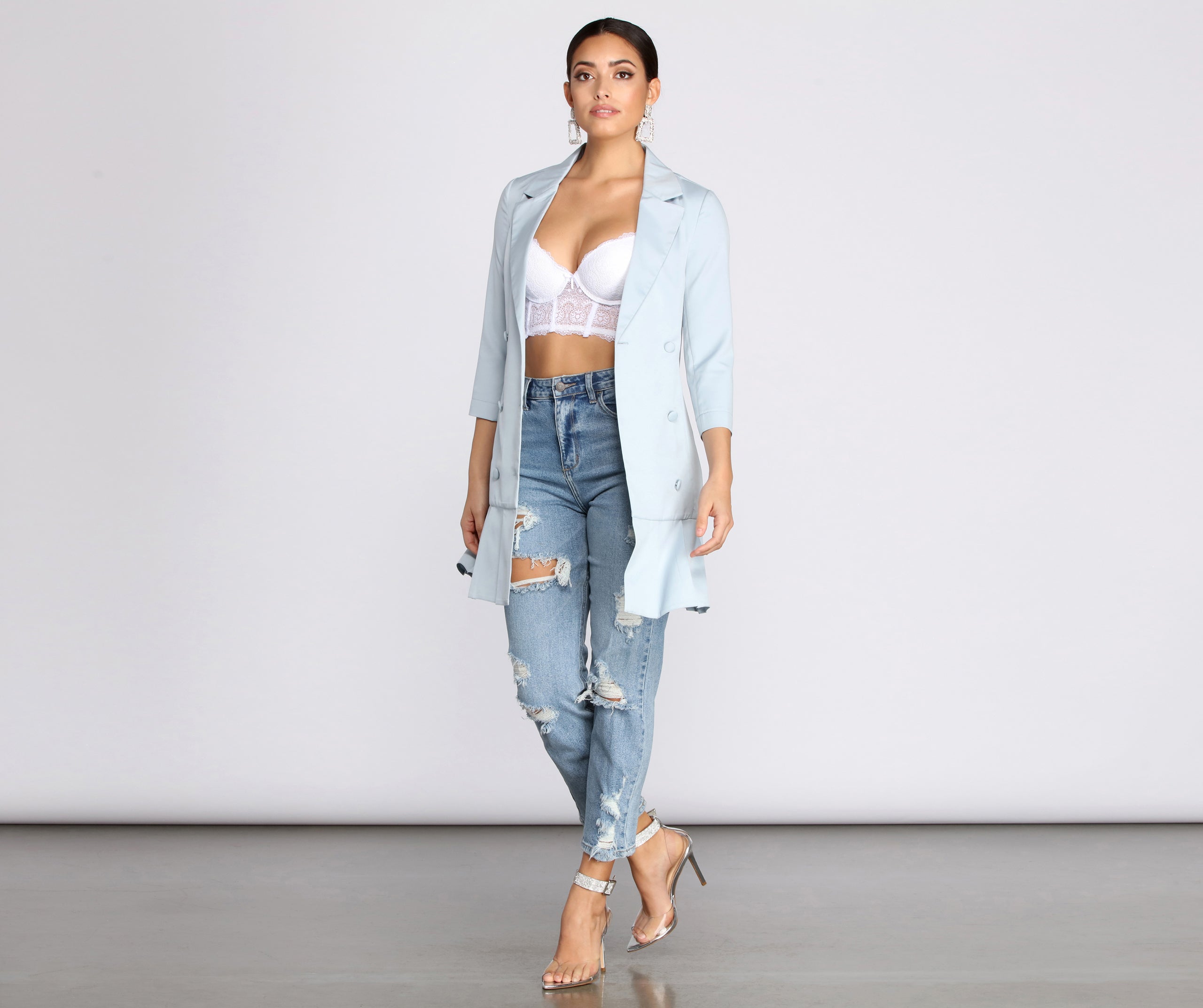 Back To Business Trench Dress - Image 5
