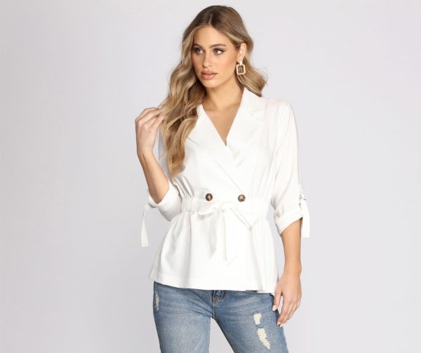Major Boss Babe Belted Trench