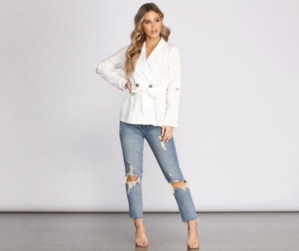 Major Boss Babe Belted Trench - Image 3