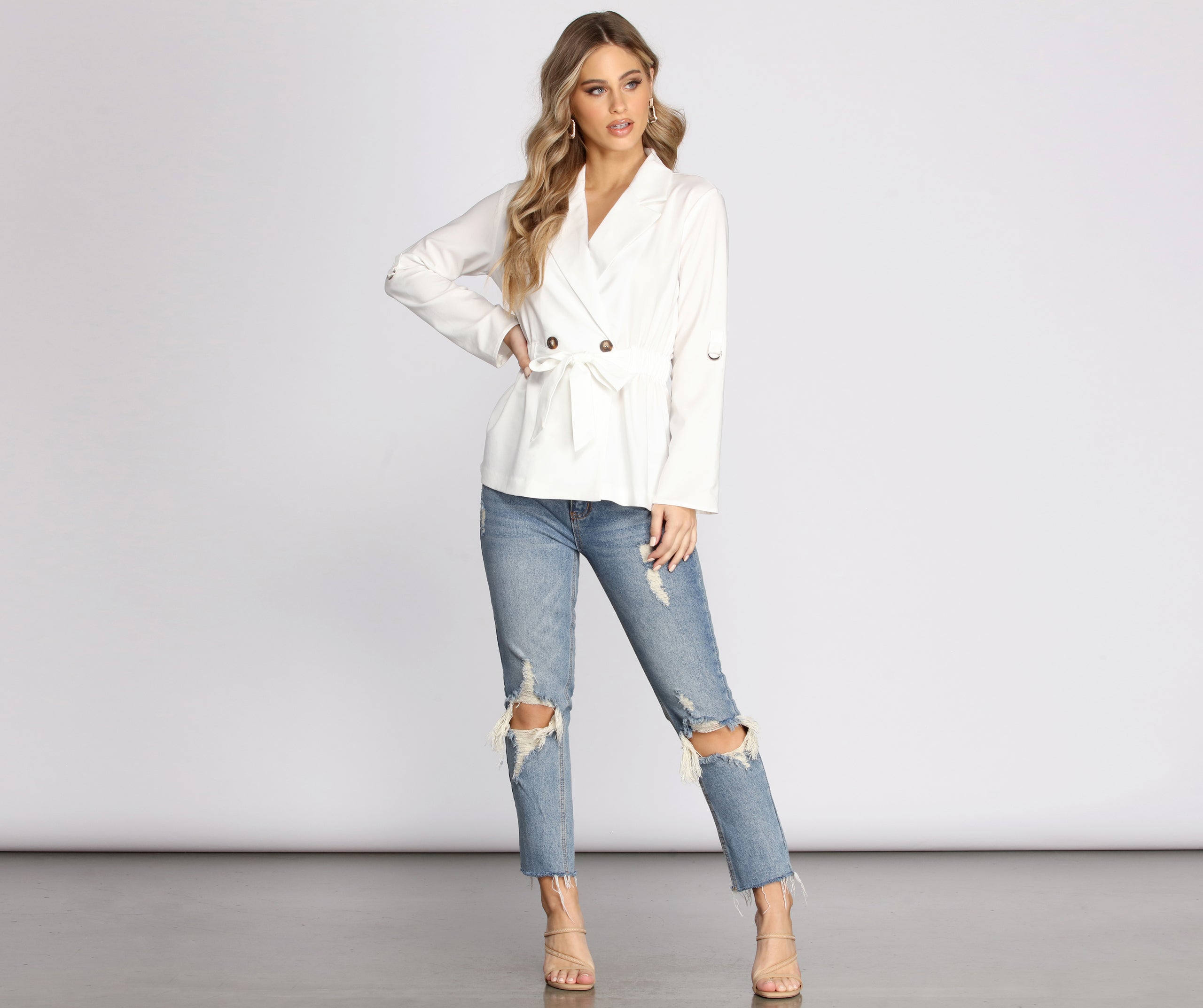 Major Boss Babe Belted Trench - Image 3