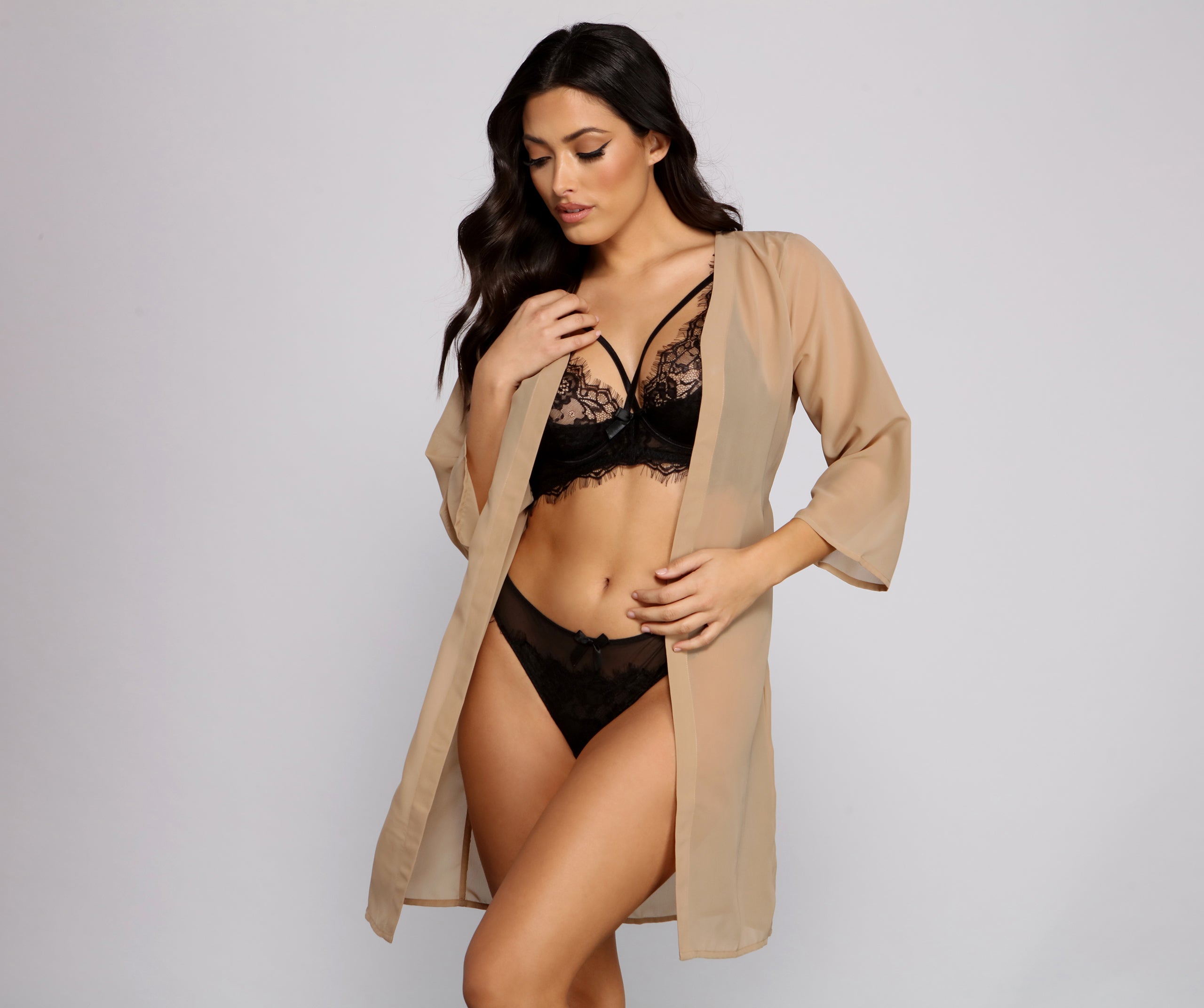 Sheer Sophistication Chiffon Coverup - Image 7
