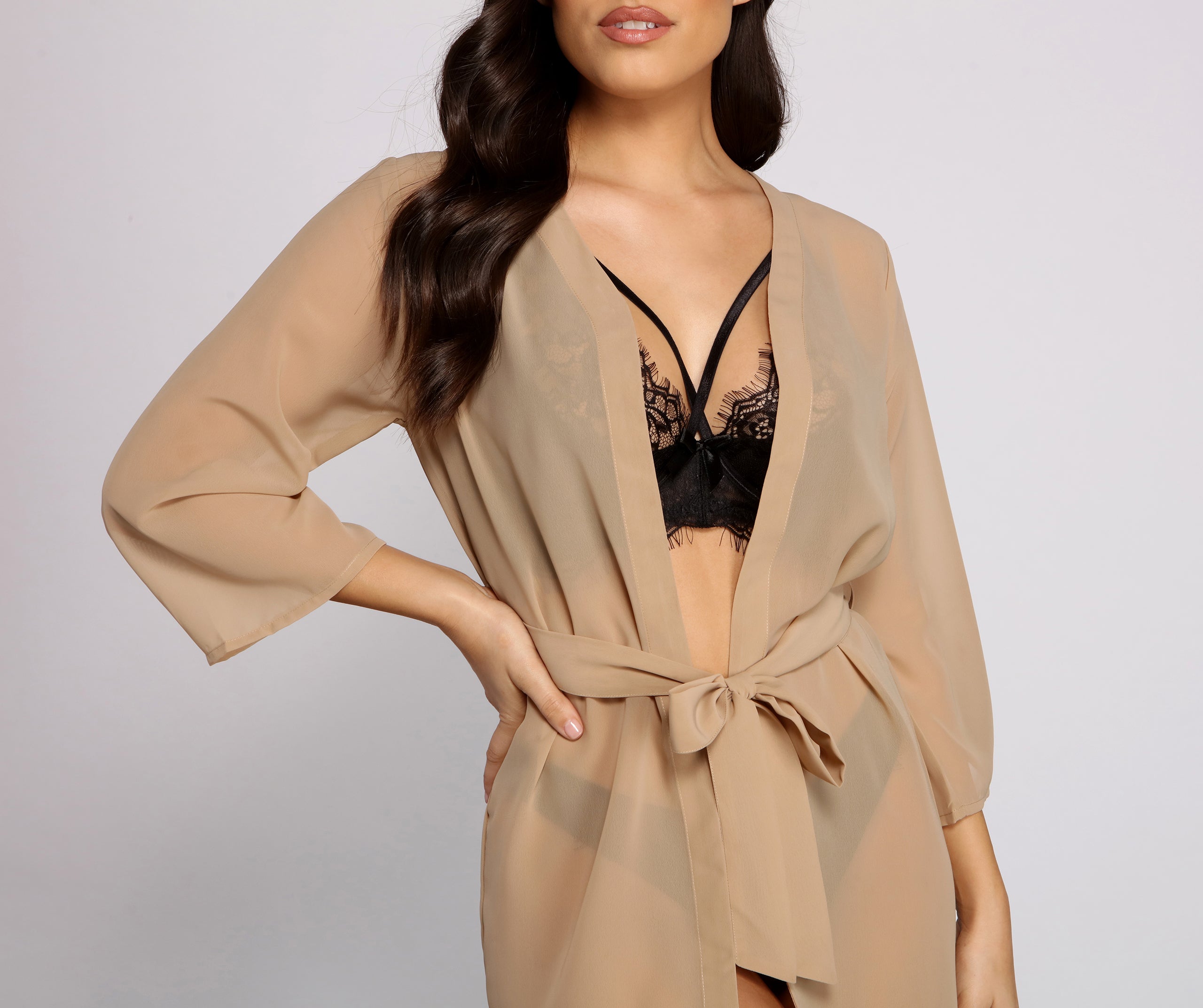 Sheer Sophistication Chiffon Coverup - Image 9
