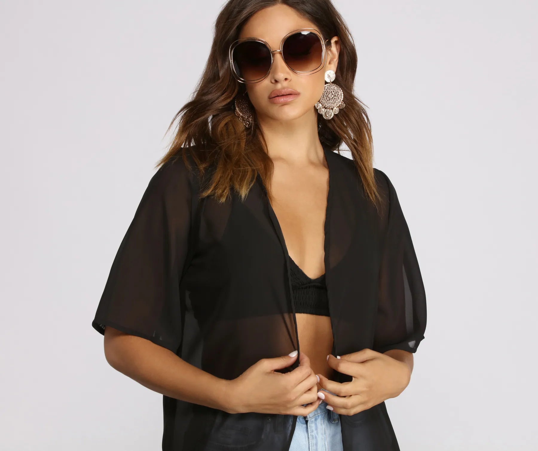 Keeping It Casual Tassel Kimono - Image 5