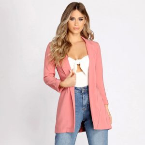 Girl Boss Cuffed Boyfriend Blazer