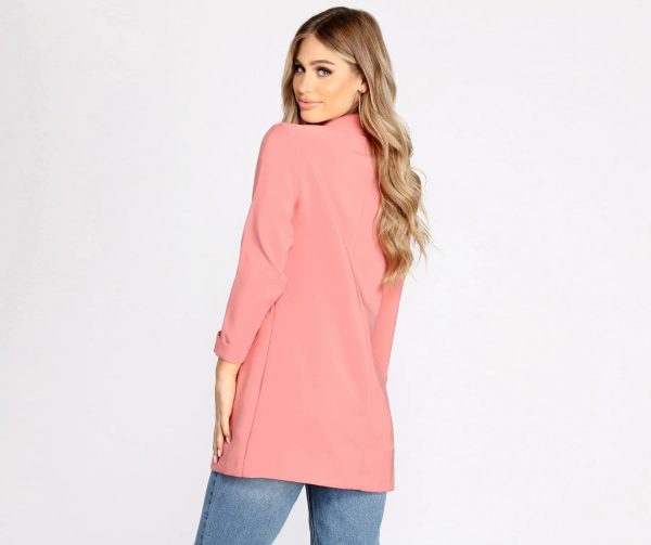 Girl Boss Cuffed Boyfriend Blazer - Image 2