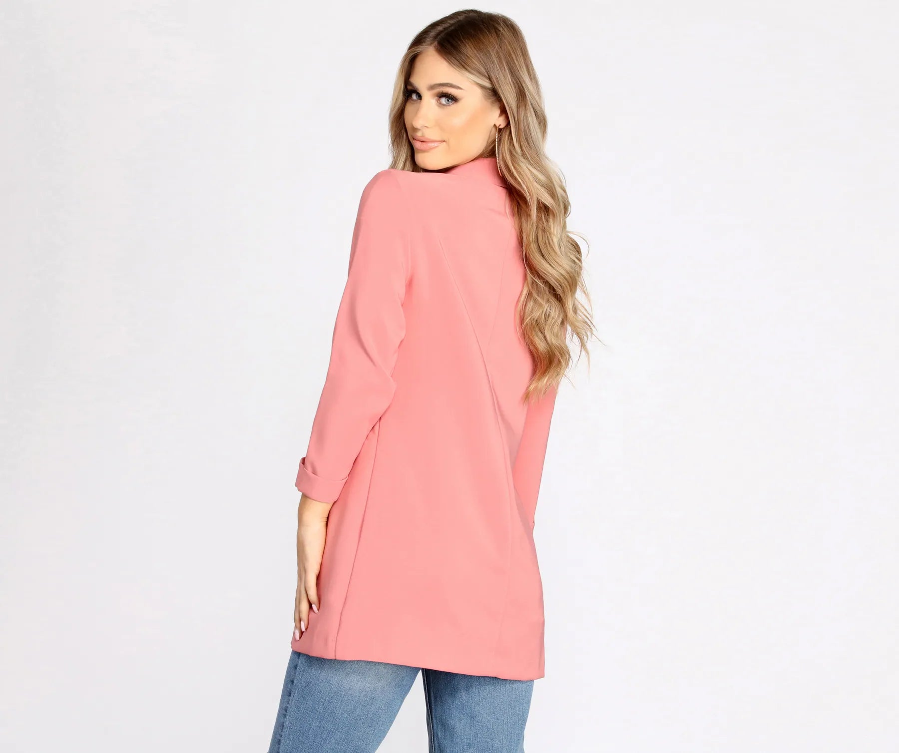 Girl Boss Cuffed Boyfriend Blazer - Image 2