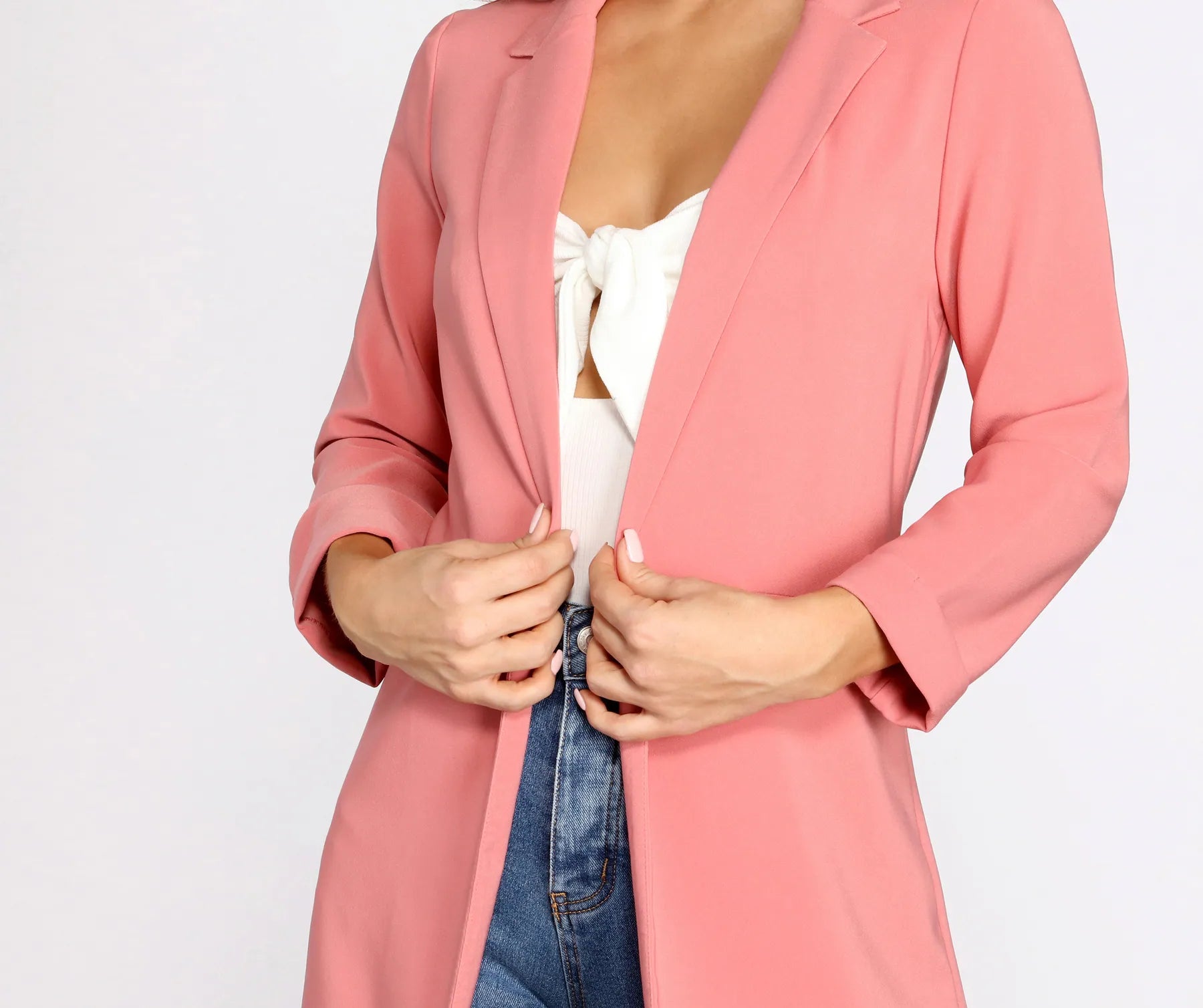 Girl Boss Cuffed Boyfriend Blazer - Image 3