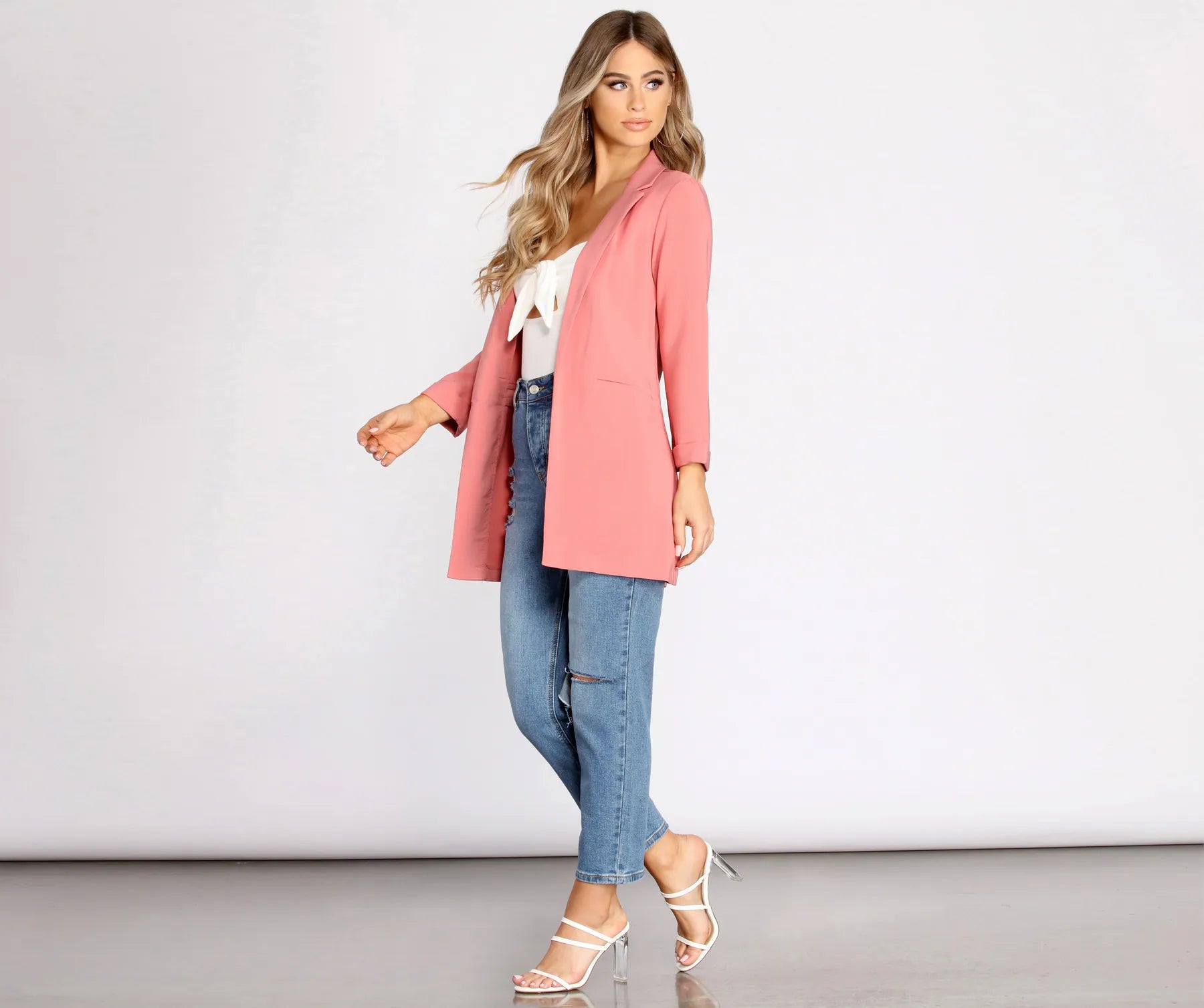 Girl Boss Cuffed Boyfriend Blazer - Image 4