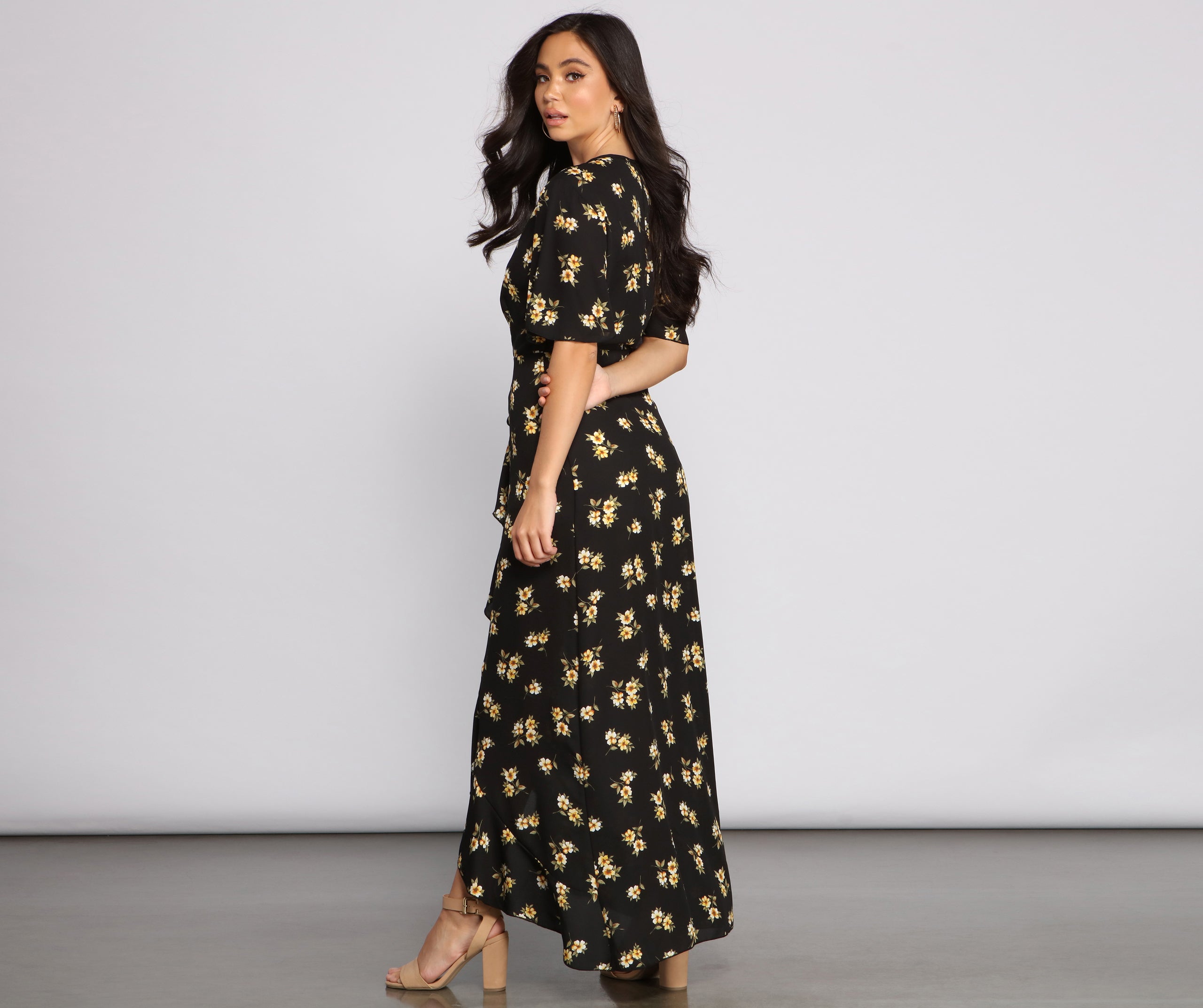 Sweet Intentions Floral Ruffled Duster - Image 2