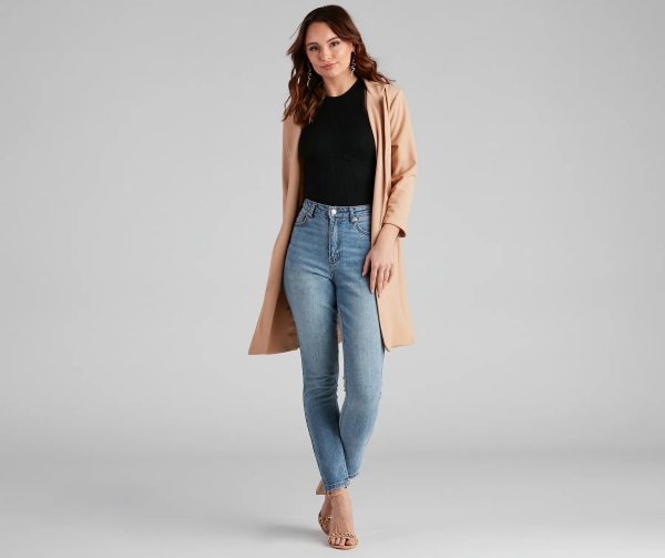 Boss Moves Crepe Long Line Blazer - Image 15