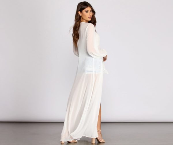See Right Through You Long Sheer Duster - Image 6