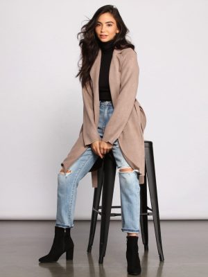 Lovin' The Layers Belted Trench