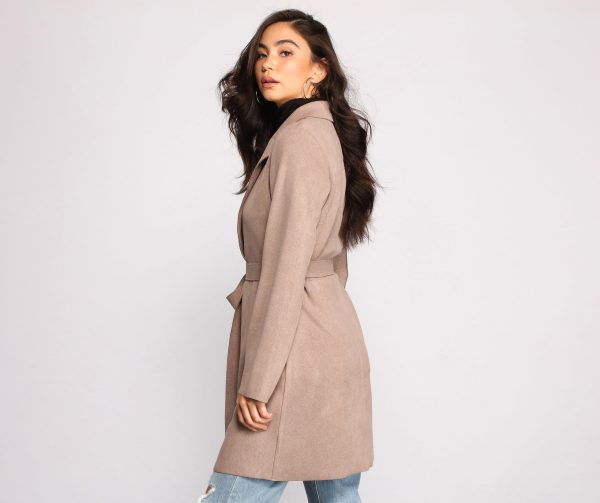 Lovin' The Layers Belted Trench - Image 2