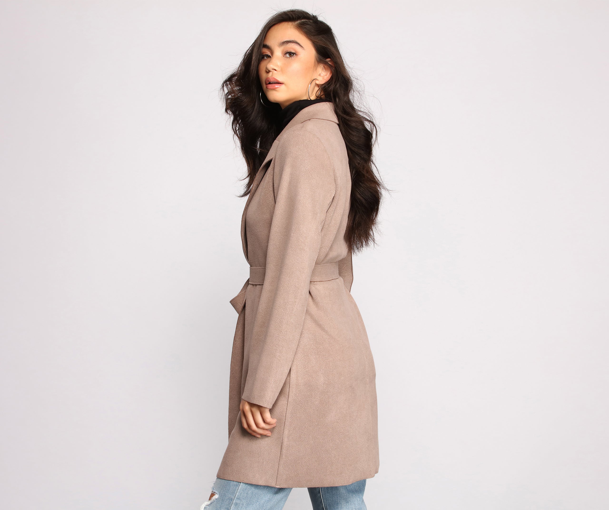 Lovin' The Layers Belted Trench - Image 2