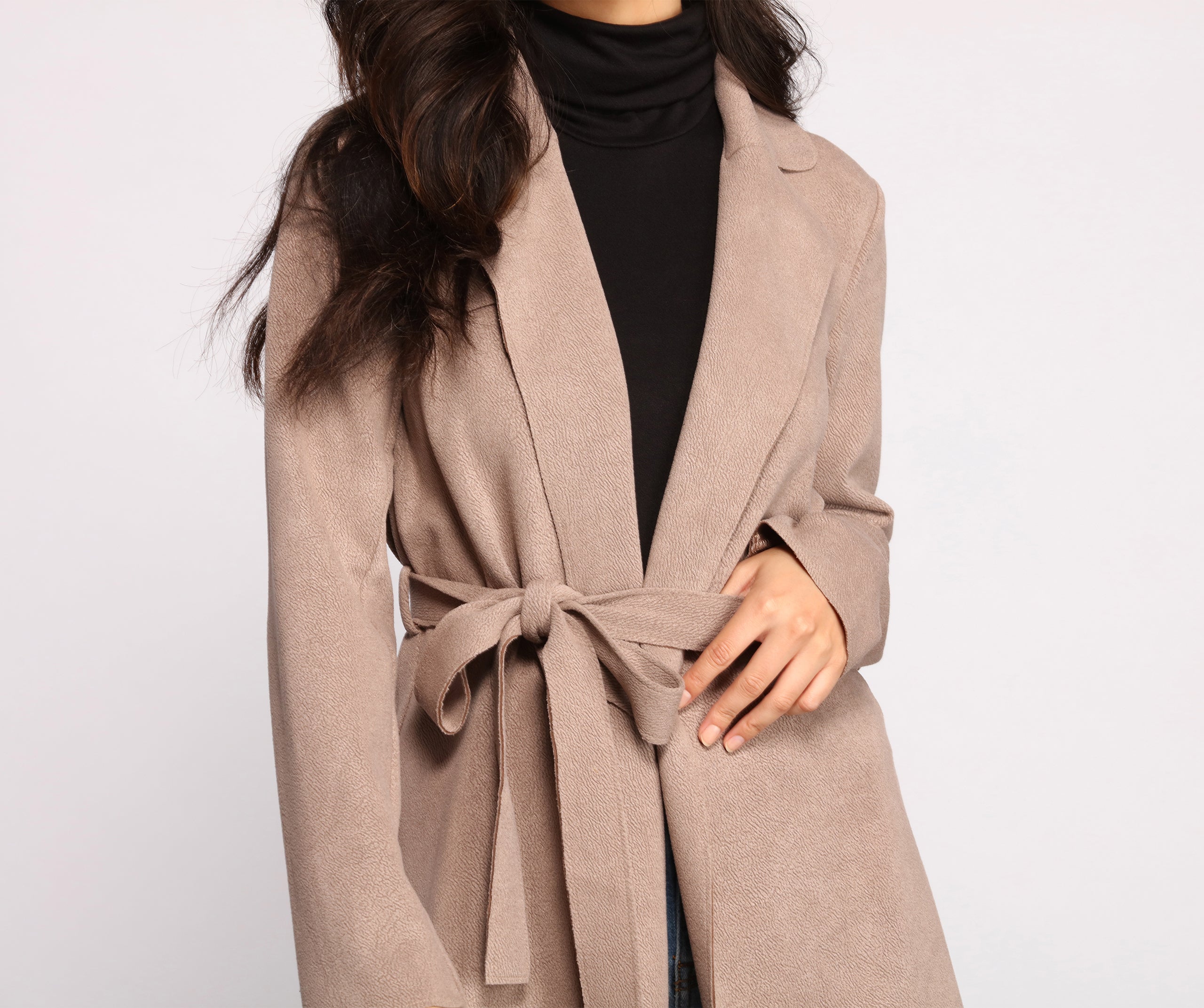 Lovin' The Layers Belted Trench - Image 3