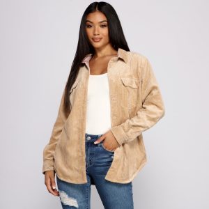 Keep It Trendy Reversible Shacket