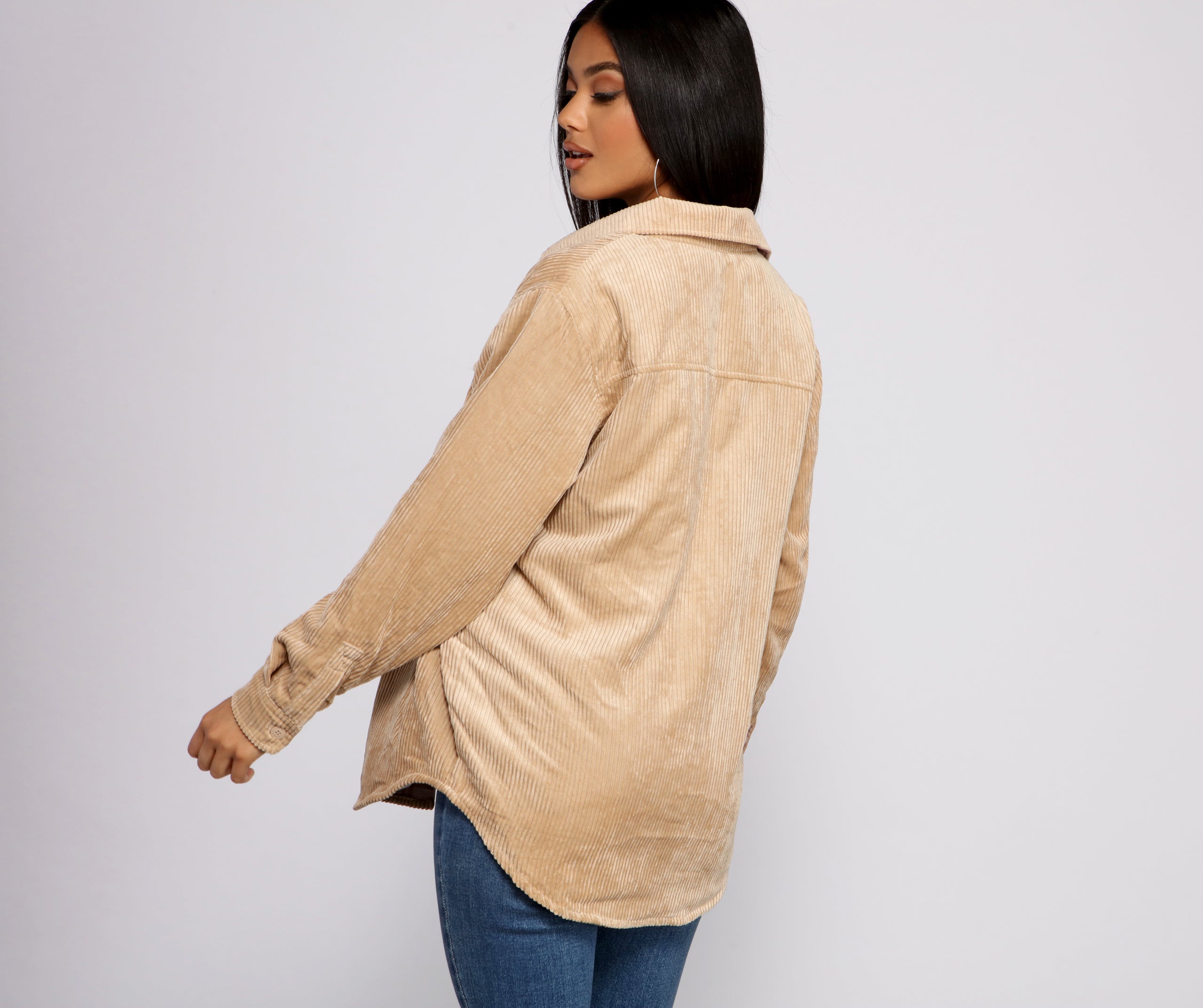 Keep It Trendy Reversible Shacket - Image 5